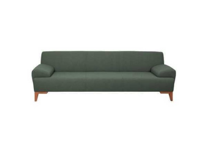 Dark green three-seater 3-seater couch upholstered sofa living room 3-seater couch